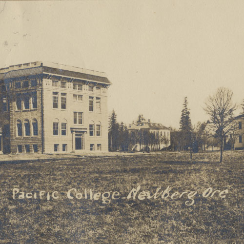 Old picture of pacific college