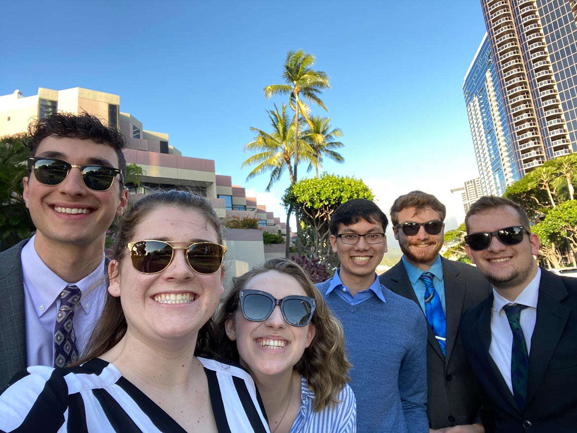 The forensics team in Hawaii