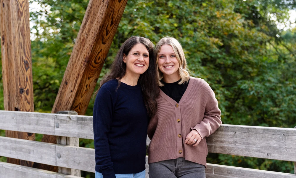 bridge network mentor Gina Kluver and mentee Aubrey Smith