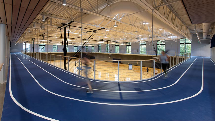 Hadlock Student Center Indoor Track