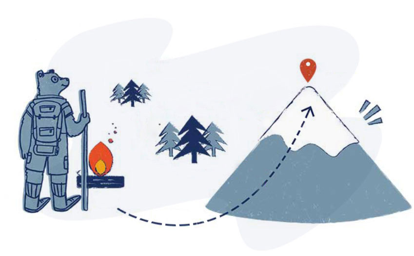 summit map illustration