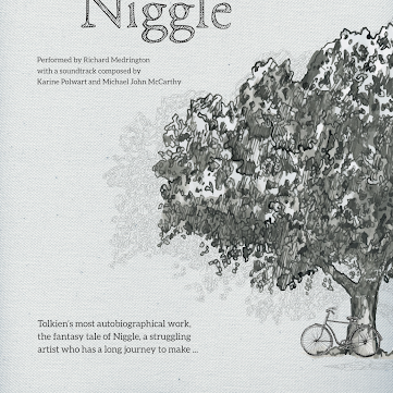 A tree with a bicycle sketch