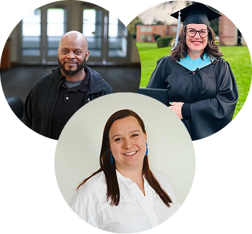 3 MAT graduate circle photos