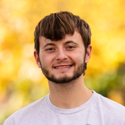 Eli smiles for a portait