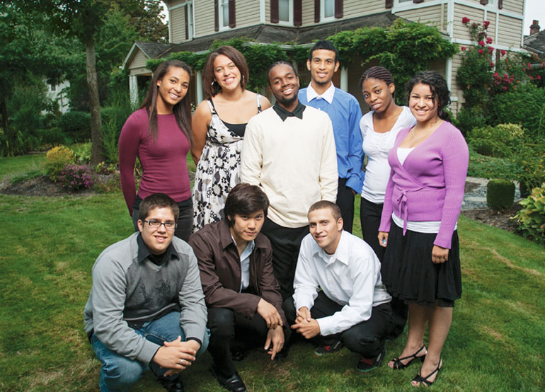 The first group of Act Six scholars