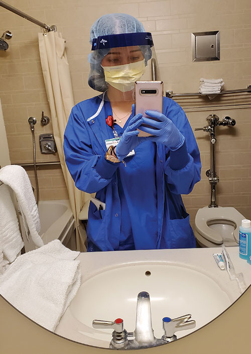 Taylor Oswald gears up for her clinical rotation
