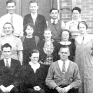 Staff of The Crescent in 1935